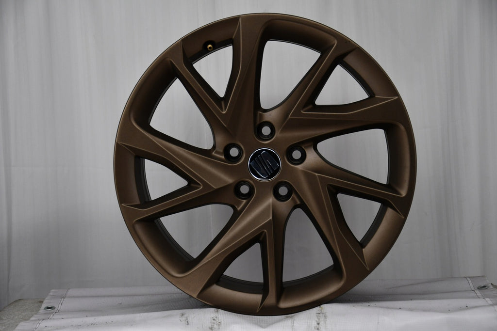 4x Alufelge 18 Zoll 8.0" 5x112 40ET Glanz Braun 5FF601025C Seat I Rim Wheel FEL9931013988oh
