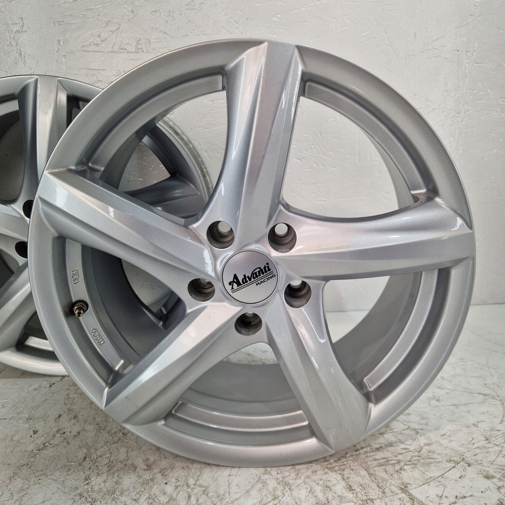 4x Alufelge 17 Zoll 7.5" 5x112 47ET Glanz Silber KBA48911 Audi I Rim Wheel FEL7210200757nb