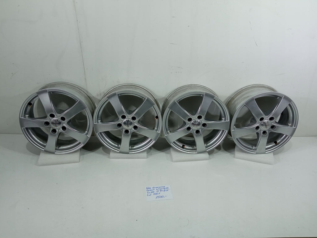 4x Alufelge 16 Zoll 6.5" 5x110 37ET KBA47675 Fiat 500x Rim Wheel FEL4283027714fy