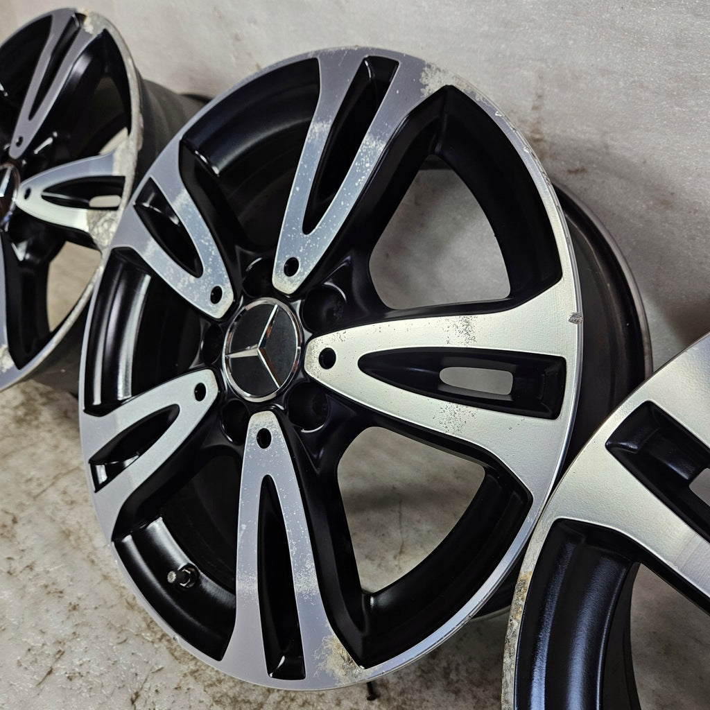 4x Alufelge 16 Zoll 6.5" 5x112 49ET A2464010000 Mercedes-Benz W177 W246 FEL2271772567rc