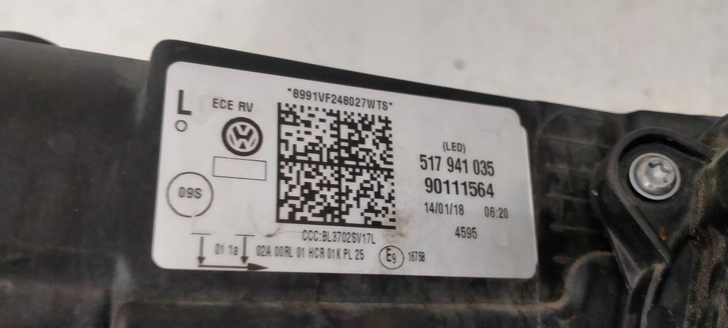 Frontscheinwerfer VW Golf Sportsvan 517941035 90111564 Full LED Links Headlight SCH4464924326ln