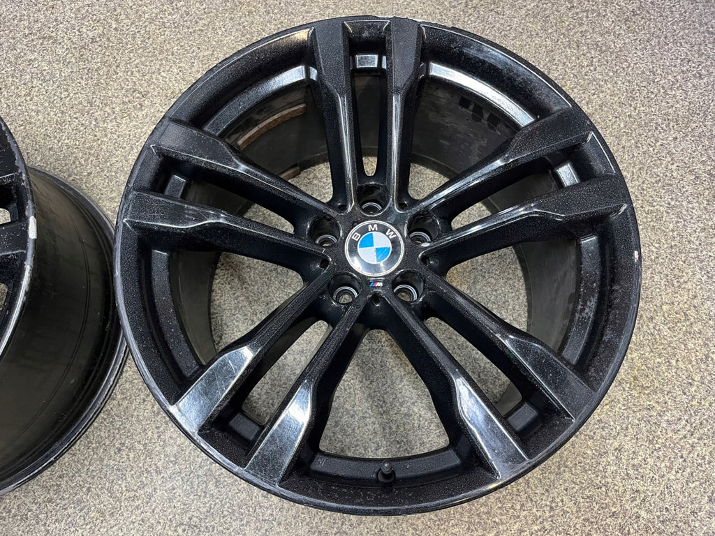 1x Alufelge 20 Zoll 11.0" 5x120 37ET Schwarz 7846789 BMW X5 E70 F15 Rim Wheel FEL9331368016aq