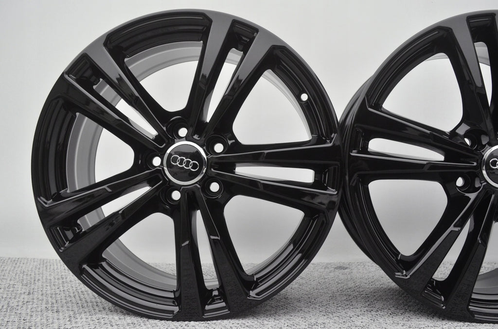 4x Alufelge 18 Zoll 7.5" 5x112 Schwarz Audi C5 B6 B7 Rim Wheel FEL3477735949wh