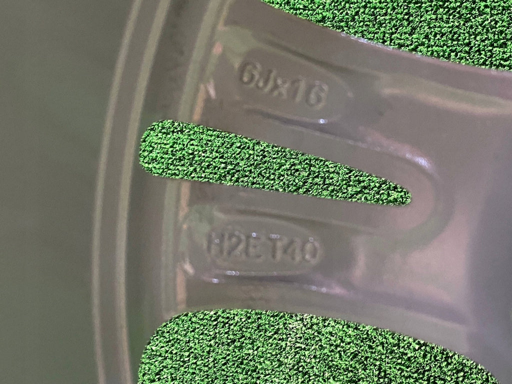 1x Alufelge 16 Zoll 6.0" 4x100 40ET Opel Corsa D Rim Wheel FEL5771238251dr