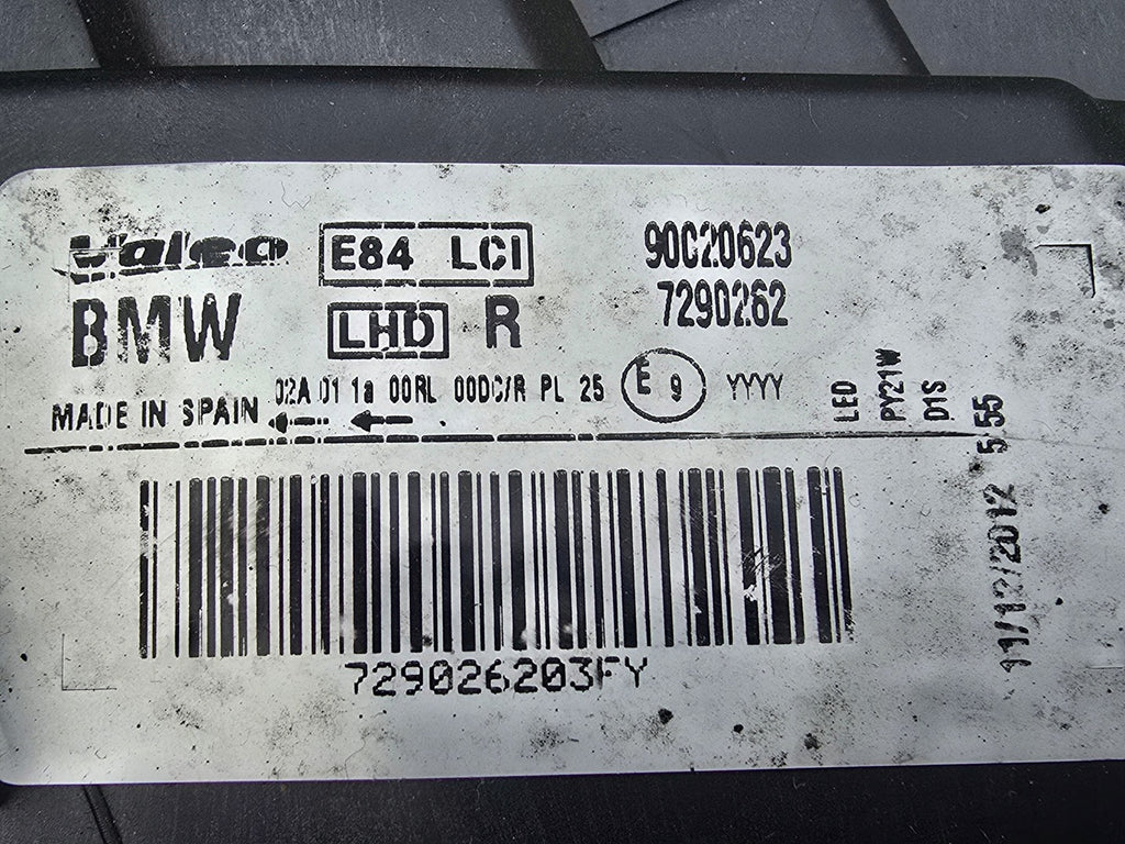 Frontscheinwerfer BMW X1 E84 90020623 Bi-Xenon Rechts Scheinwerfer Headlight SCH3299342584pp