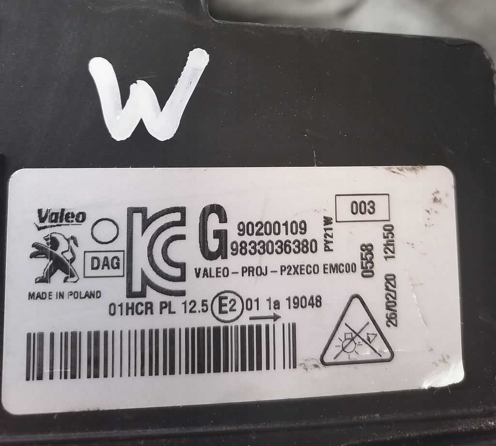 Frontscheinwerfer Peugeot 208 II 90200109 Full LED Links Scheinwerfer Headlight