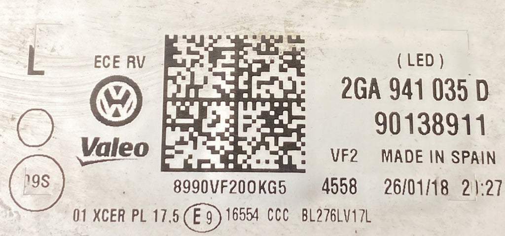Frontscheinwerfer VW T Roc 2GA941035D LED Links Scheinwerfer Headlight