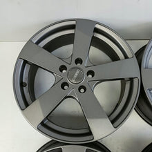 Laden Sie das Bild in den Galerie-Viewer, 4x Alufelge 17 Zoll 7.0" 5x112 48ET Glanz Grau Audi Altea I Touran Golf Caddy FEL5126016846mt