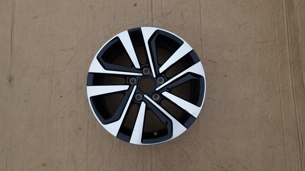 1x Alufelge 16 Zoll 6.5" 5x112 48ET Glanz Schwarz 5TA601025P VW Touran Rim Wheel FEL8144536692xb