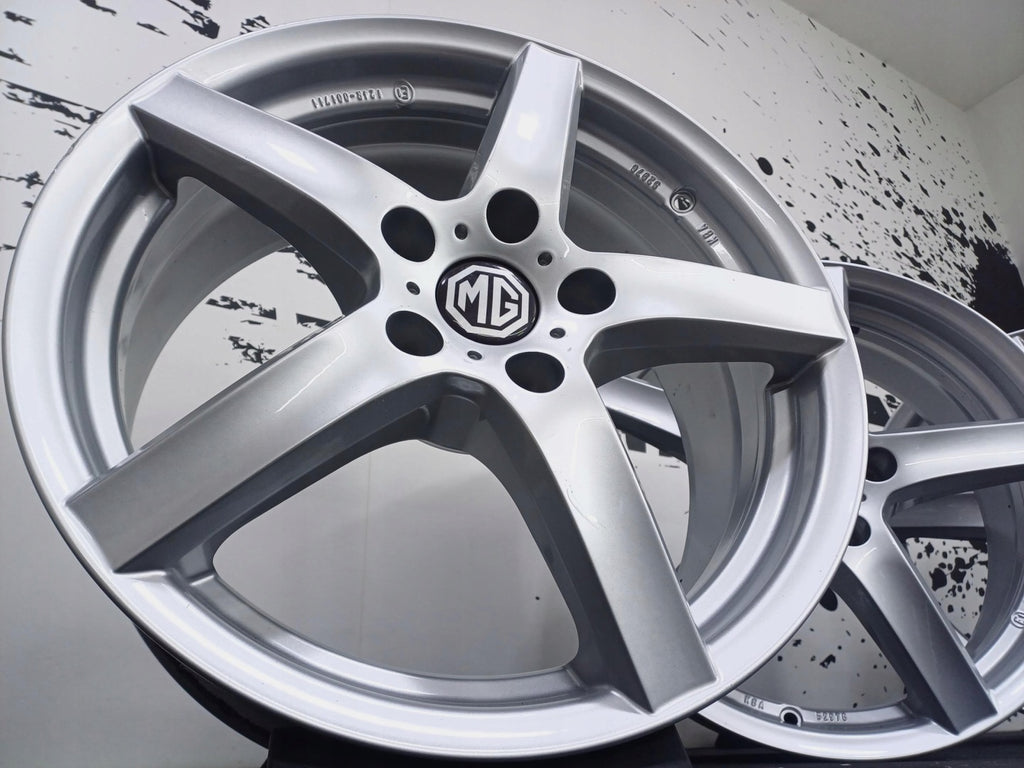 4x Alufelge 17 Zoll 7.0" 5x112 45ET Silber Mg Rim Wheel FEL5351809763fr