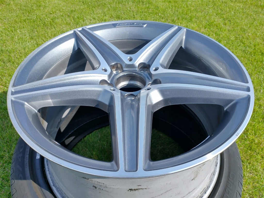 1x Alufelge 18 Zoll 9.0" 5x112 49ET A2134011900 Mercedes-Benz W213 Rim Wheel