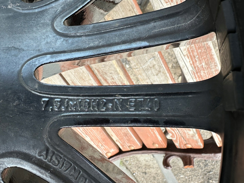 1x Alufelge 18 Zoll 7.5" 5x112 40ET Glanz Schwarz A2064014900 Mercedes-Benz W206 FEL2250262260zm