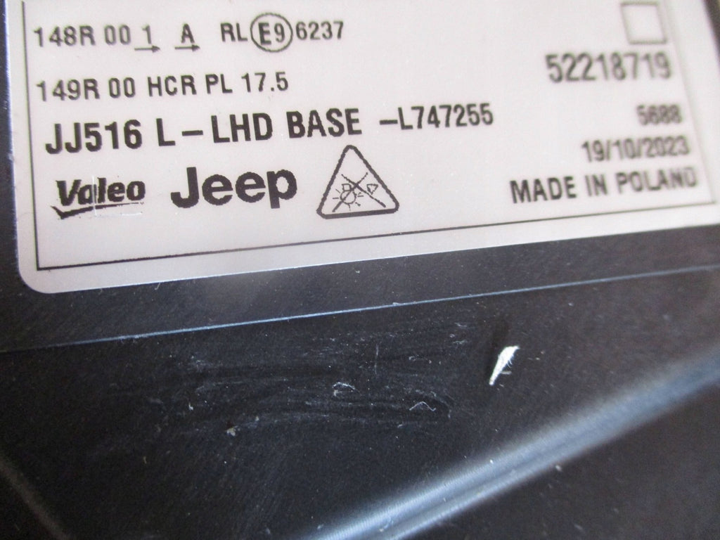 Frontscheinwerfer Jeep I 52218719 LED Links Scheinwerfer Headlight SCH4740151836wg