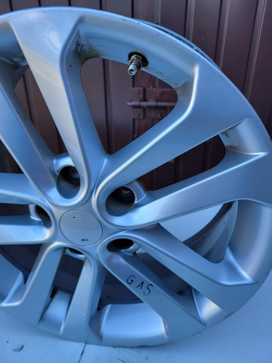 1x Alufelge 17 Zoll 7.0" 5x114.3 47ET Glanz Silber 1KA2A Nissan I 1 Rim Wheel FEL5349216310mg