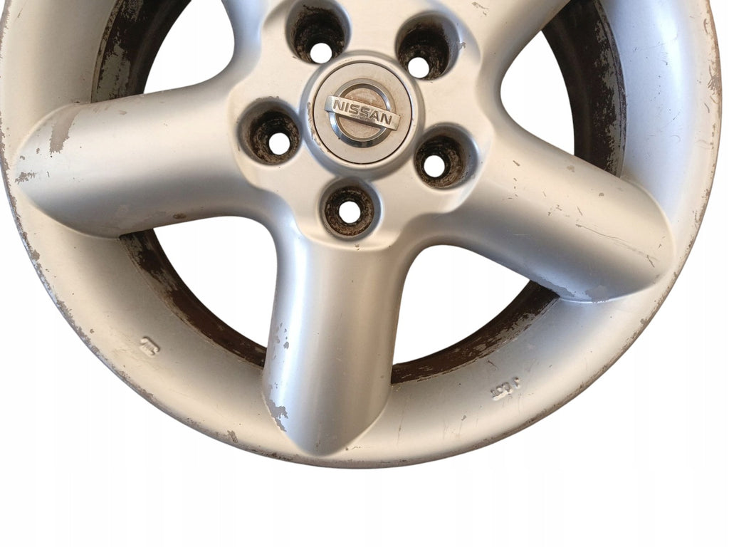 4x Alufelge 16 Zoll 6.5" 5x114.3 Glanz Silber Nissan X-Trail I T30 Rim Wheel FEL9778772044ul