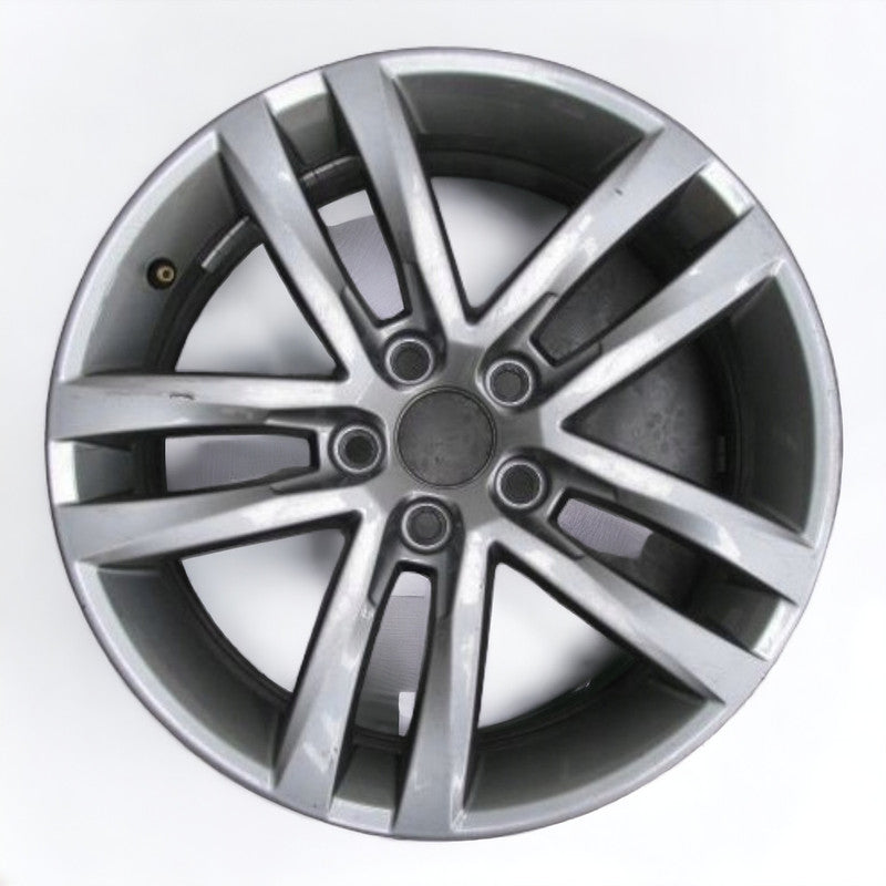 1x Alufelge 16 Zoll 7.0" 5x100 46ET Glanz Silber 6C0601025J VW Polo Rim Wheel