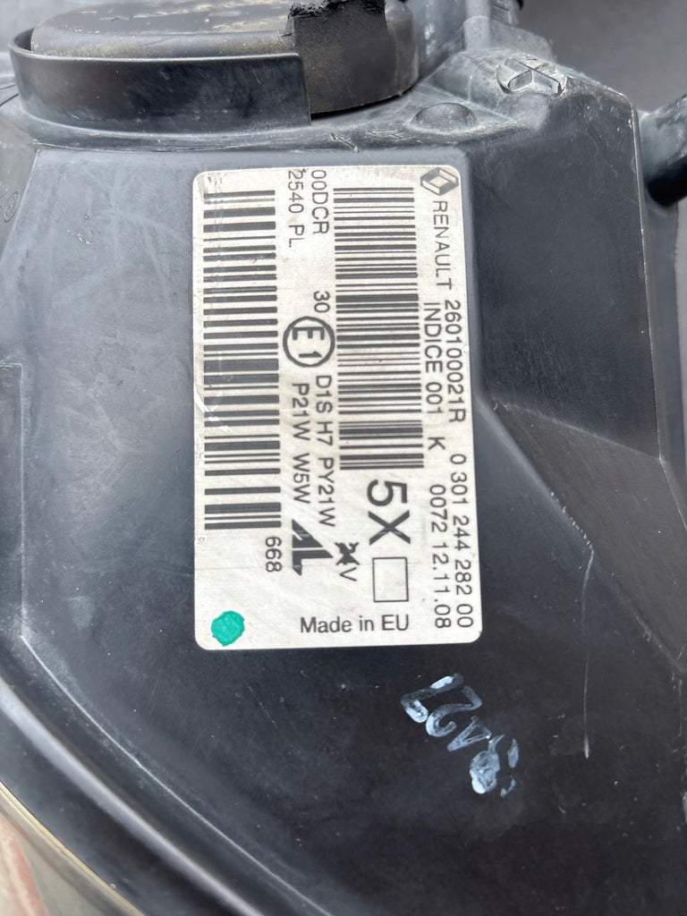 Frontscheinwerfer Renault Megane III 260100021R Xenon Rechts oder Links SCH4143934516sk