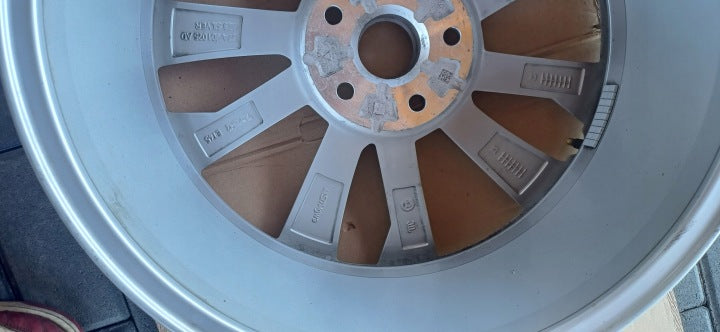 1x Alufelge 18 Zoll 7.0" 5x112 45ET Glanz Silber 57A601025AD Mg I Rim Wheel FEL2481788458hp