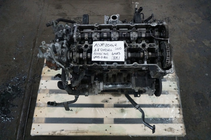 Motor Mitsubishi Asx 4N13 1000C912 1.8 159TKm 2014 Diesel Engine Unkomplett MOT1170760916dd