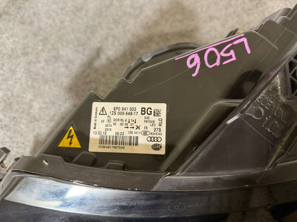 Frontscheinwerfer Audi A3 8P0941003 Links Scheinwerfer Headlight SCH1327334801pz