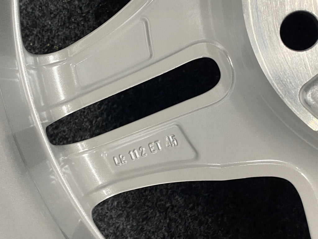 1x Alufelge 16 Zoll 7.5" 5x112 45ET Glanz Silber KBA50092 Rim Wheel FEL9596753332qp