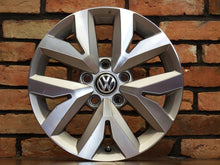 Laden Sie das Bild in den Galerie-Viewer, 4x Alufelge 16 Zoll 6.5" 5x112 48ET Glanz Silber VW Golf Touran Rim Wheel FEL1050158444cu