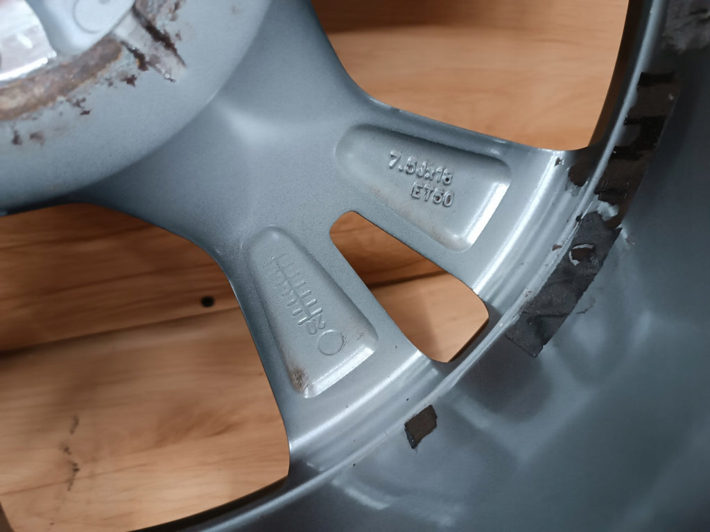 1x Alufelge 18 Zoll 7.5" 5x108 50ET Glanz LV4C-N2A Ford Rim Wheel FEL4155253604ay