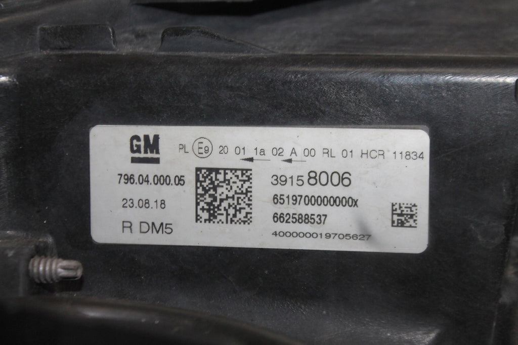 Frontscheinwerfer Opel Astra K 662588537 LED Rechts Scheinwerfer Headlight SCH8672434231gy