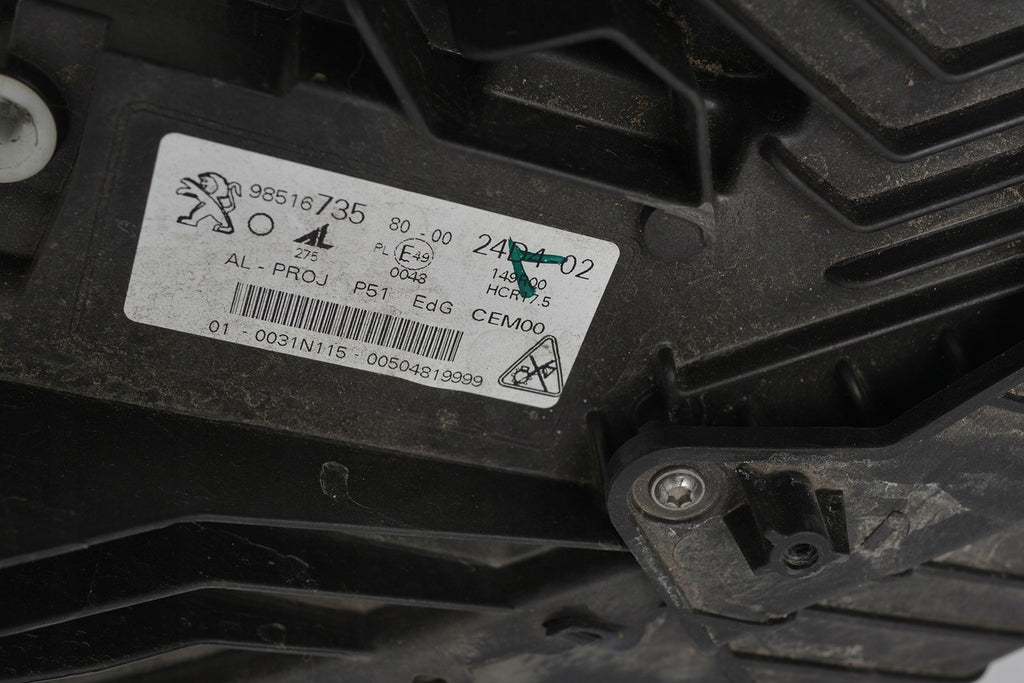 Frontscheinwerfer Peugeot 308 98516735 Rechts Scheinwerfer Headlight