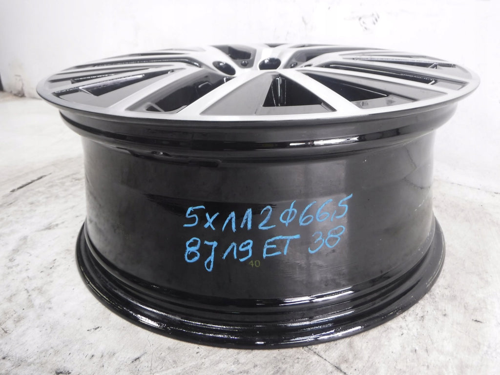 1x Alufelge 19 Zoll 8.0" 5x112 38ET Glanz Schwarz A2534014900 Mercedes-Benz Glc FEL5419583472bm
