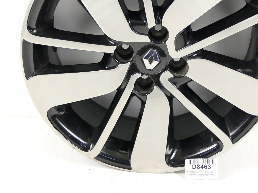 1x Alufelge 17 Zoll 7.0" 4x100 44ET 403007138R Renault Clio IV Captur I 1 FEL6461117872mi