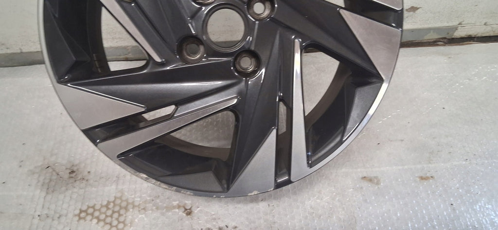 1x Alufelge 16 Zoll 6.0" 4x100 50ET Glanz 52910-Q0200 Hyundai Bayon Rim Wheel FEL1108072142ya