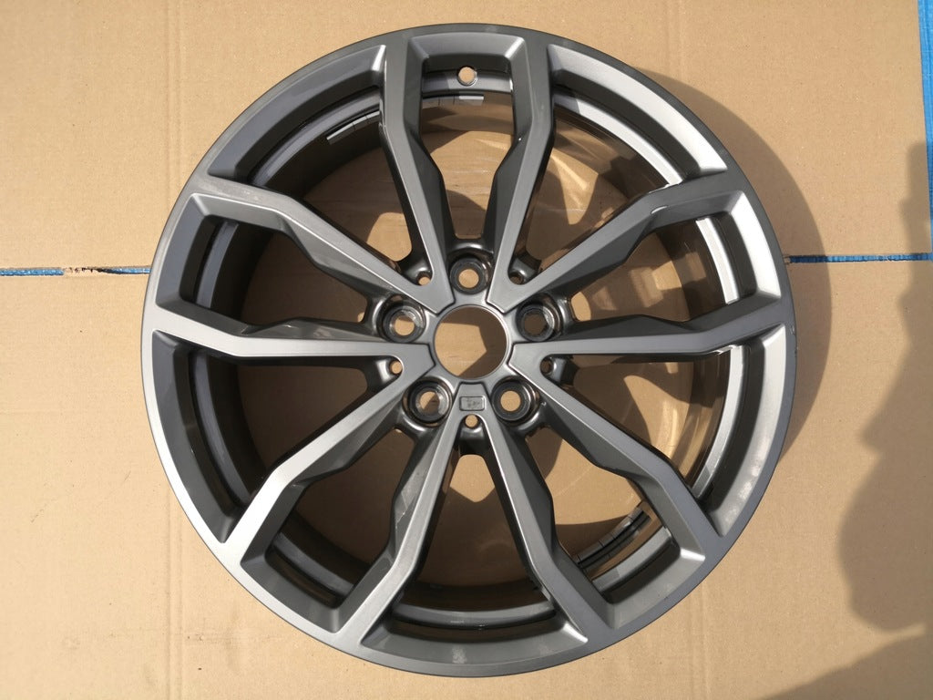 1x Alufelge 18 Zoll 6.5" 5x112 41ET Glanz Graphit 6877550 BMW F39 X1 F48 FEL5375826102jf