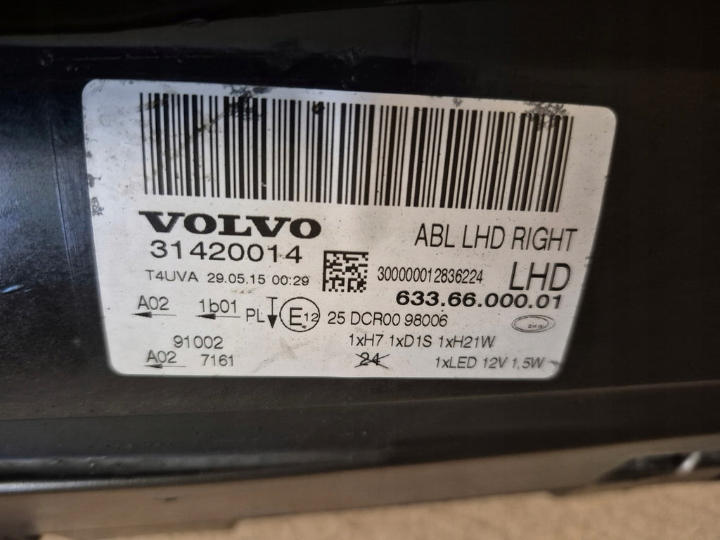 Frontscheinwerfer Volvo Xc70 31420014 LED Rechts Scheinwerfer Headlight