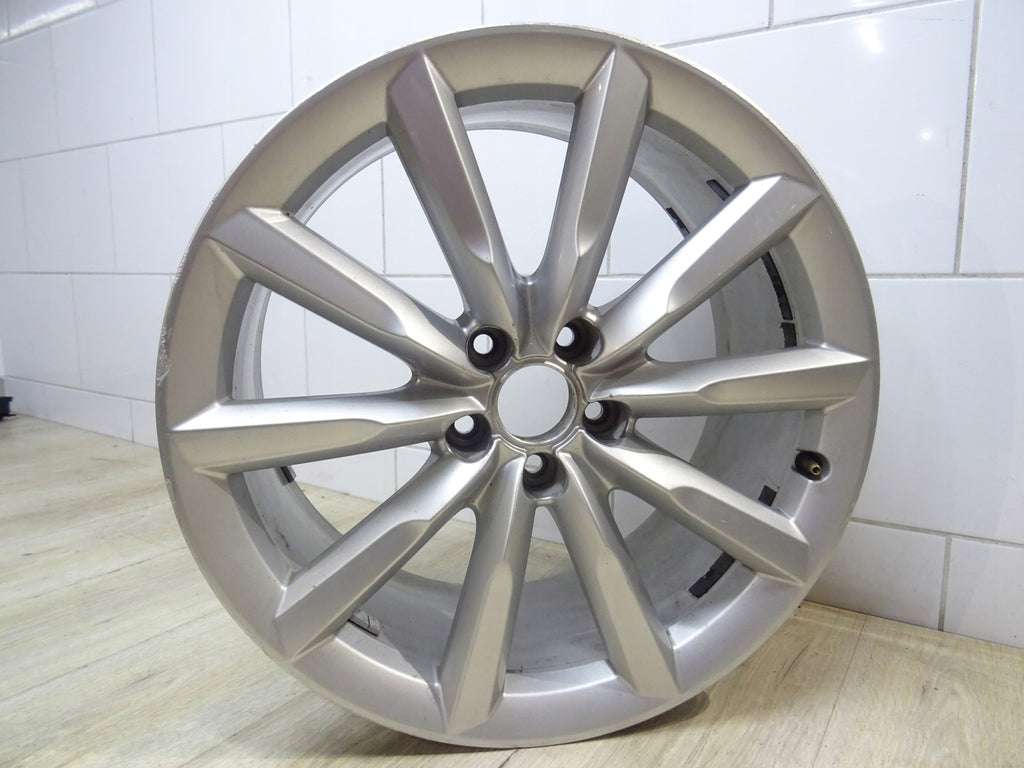 1x Alufelge 19 Zoll 8.5" 5x112 43ET Glanz Schwarz 4G9601025F Audi A6 Allroad C7