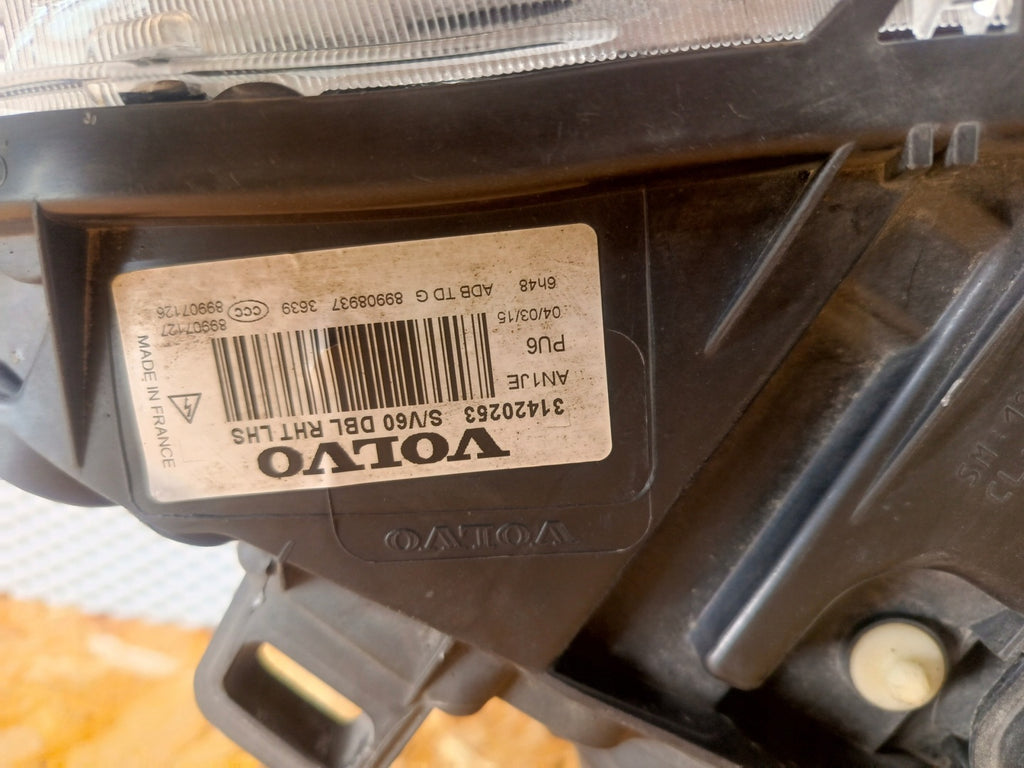 Frontscheinwerfer Volvo V60 S60 31420263 Bi-Xenon Links Scheinwerfer Headlight SCH3258115338fo