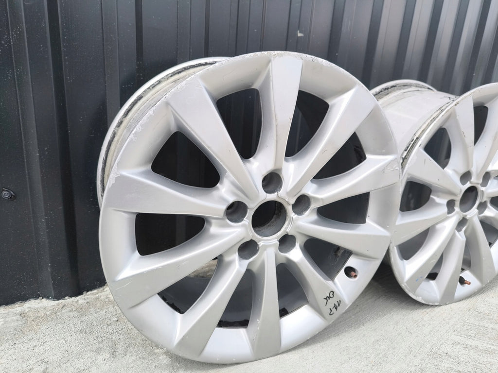 4x Alufelge 17 Zoll 8.0" 5x112 39ET Glanz Silber 4G0601025AG Audi A5 A4