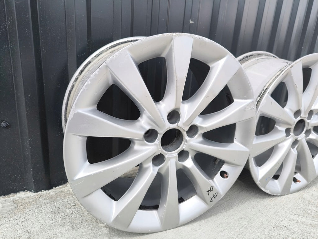 4x Alufelge 17 Zoll 8.0" 5x112 39ET Glanz Silber 4G0601025AG Audi A5 A4 FEL4584923128vp