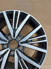 Load image into Gallery viewer, 1x Alufelge 16 Zoll 6.5&quot; 5x112 46ET Glanz Schwarz 5G0601025 VW Golf Vii