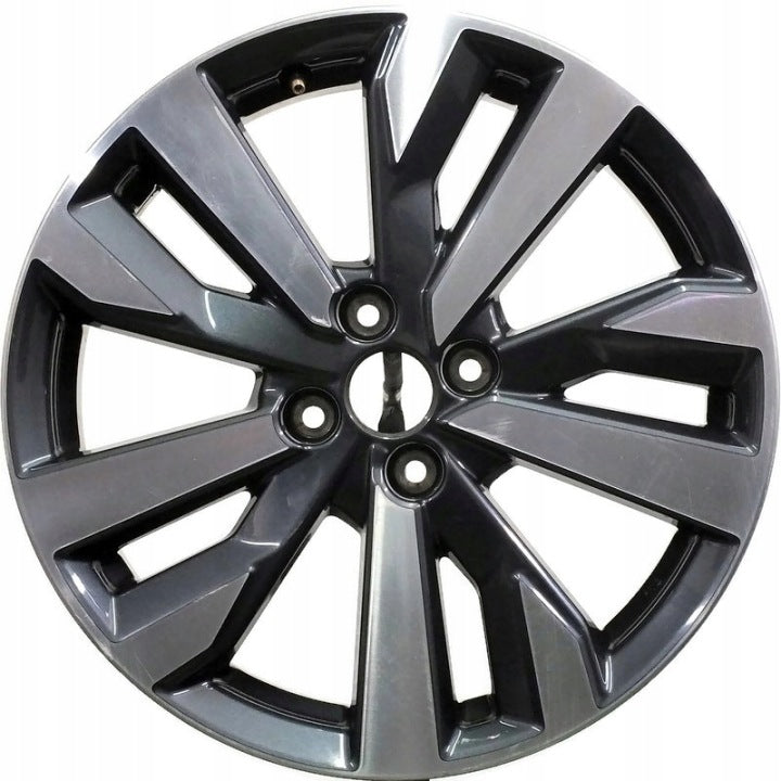 1x Alufelge 17 Zoll 6.5" 4x100 50ET Glanz Graphit 5FA3A Mg Micra I Rim Wheel FEL9459444832ut