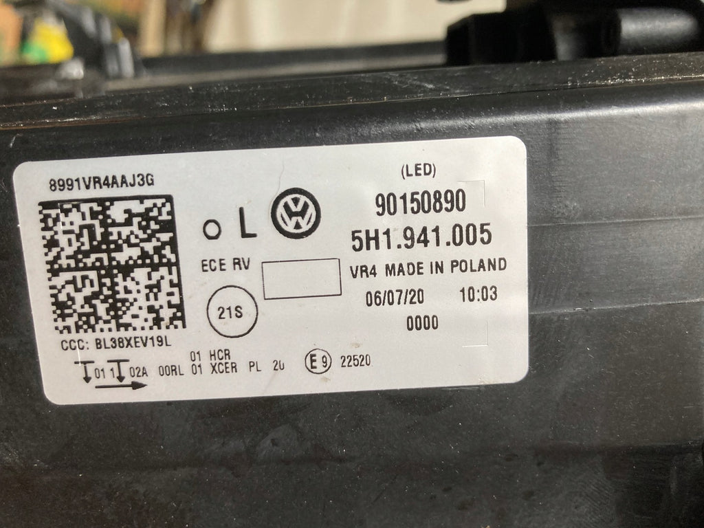 Frontscheinwerfer VW Golf VIII 5H1941005 LED Links Scheinwerfer Headlight SCH3652455503xx