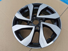 Load image into Gallery viewer, 1x Alufelge 15 Zoll 5.5&quot; 4x100 41ET Glanz Schwarz 1S0601025CE VW Saj Rim Wheel