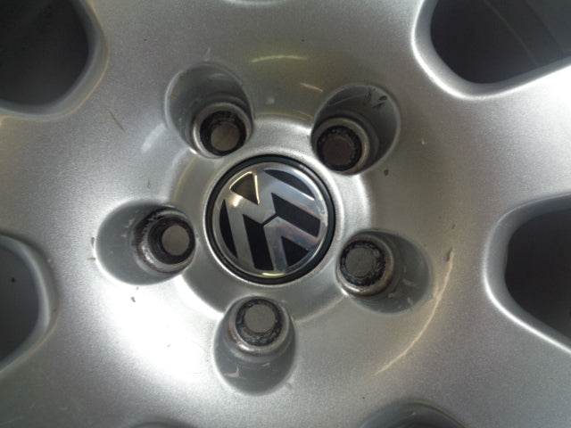 4x Alufelge 16 Zoll 6.5" 5x100 42ET Glanz Silber 1C0601025H Seat New Beetle FEL2429870678yw