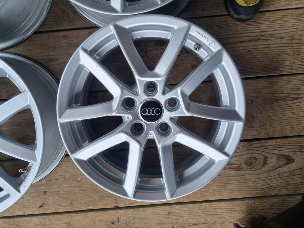4x Alufelge 16 Zoll 6.5" 5x112 33ET Glanz Silber 124R-000526 Audi Q3 Alhambra FEL2433226798rx