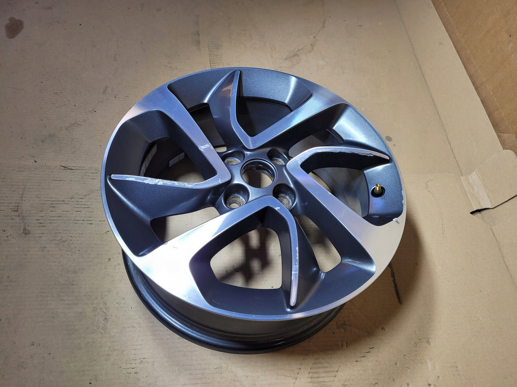 1x Alufelge 16 Zoll 6.5" 4x100 40ET Glanz Graphit Mg Corsa E D Rim Wheel