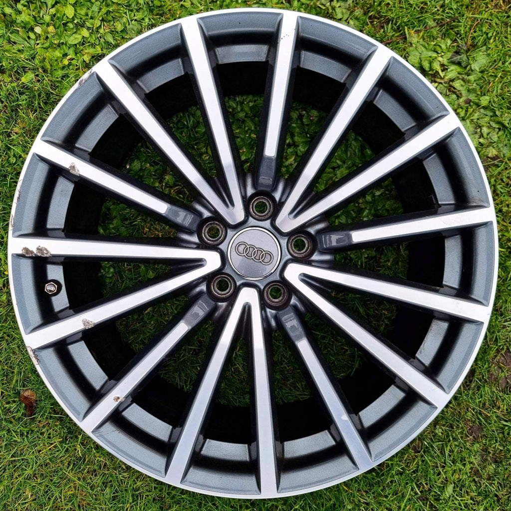 1x Alufelge 19 Zoll 8.5" 5x112 32ET Glanz Graphit 8W0601025AN Audi Mg Rim Wheel FEL7446112514qc