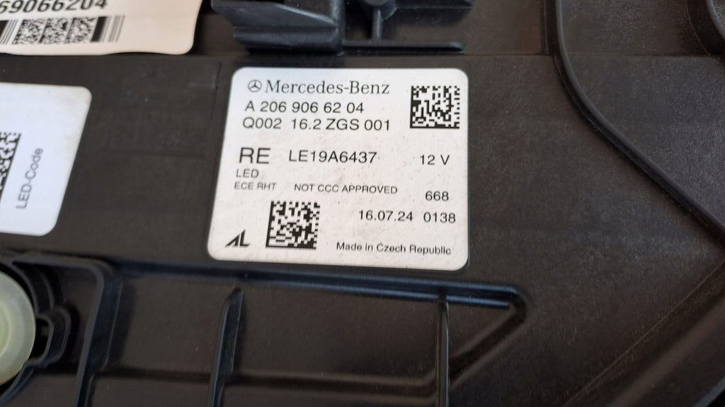 Frontscheinwerfer Mercedes-Benz W206 A2069066204 LED Rechts Headlight SCH1708743685vf