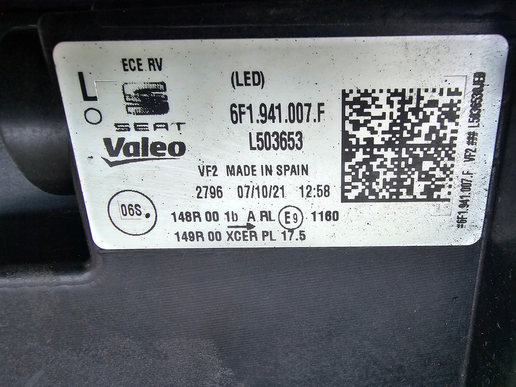 Frontscheinwerfer Seat Ibiza 6F1941007F Full LED Links Scheinwerfer Headlight