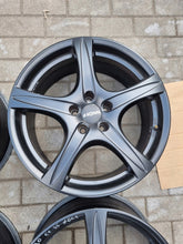Laden Sie das Bild in den Galerie-Viewer, 4x Alufelge 18 Zoll 8.0" 5x112 35ET Matt Schwarz KBA49922 Rim Wheel FEL1124222266it