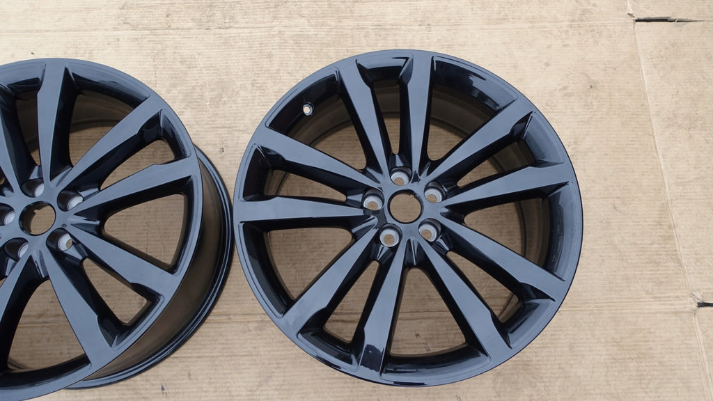 1x Alufelge 20 Zoll 8.0" 5x108 40ET Glanz Schwarz Jaguar Rim Wheel FEL9630979843ui
